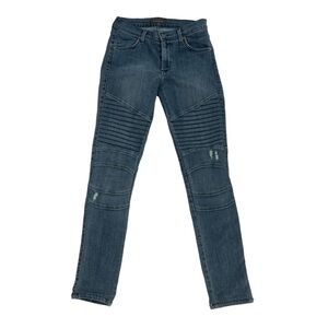 James Jeans Moto Distressed Skinny Jeans Size 25 Women’s